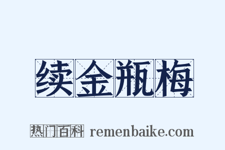 续金瓶梅是什么意思的图片